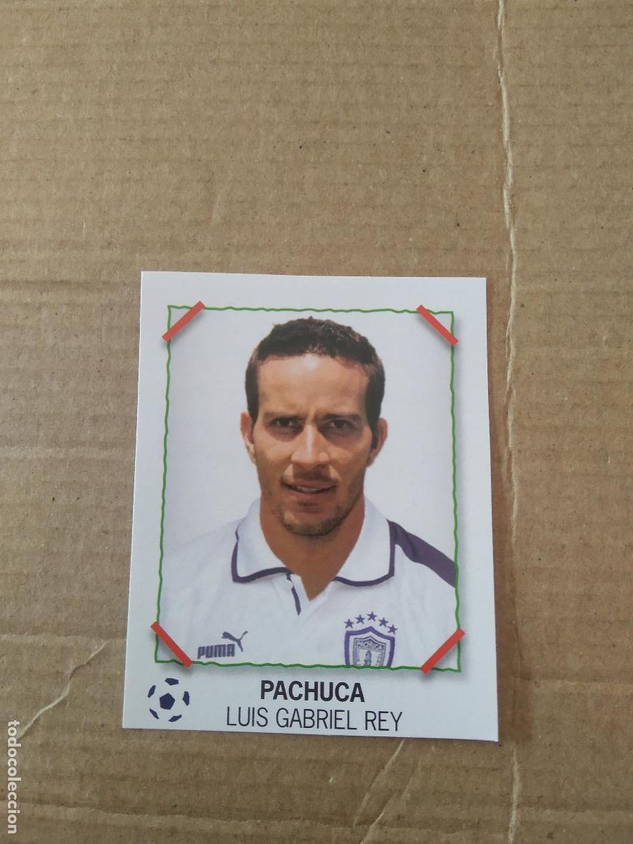Cromos de f&uacute;tbol: LUIS GABRIEL REY PACHUCA CROMO PANINI LIGA M&Eacute;XICO F&Uacute;TBOL SUPERFUTBOL SUPER FUTBOL 2007