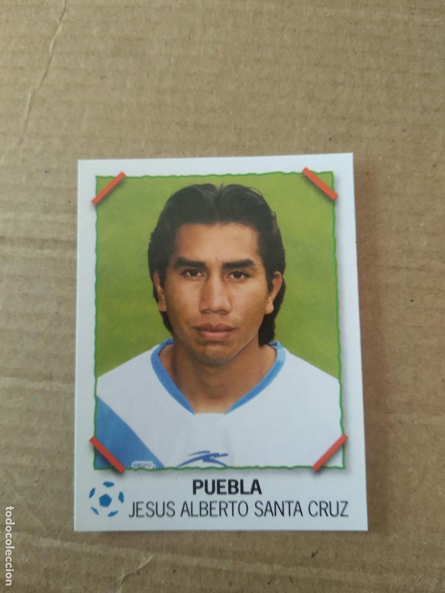 Cromos de f&uacute;tbol: JESUS ALBERTO SANTA CRUZ PUEBLA CROMO PANINI LIGA M&Eacute;XICO F&Uacute;TBOL SUPERFUTBOL SUPER FUTBOL 2007