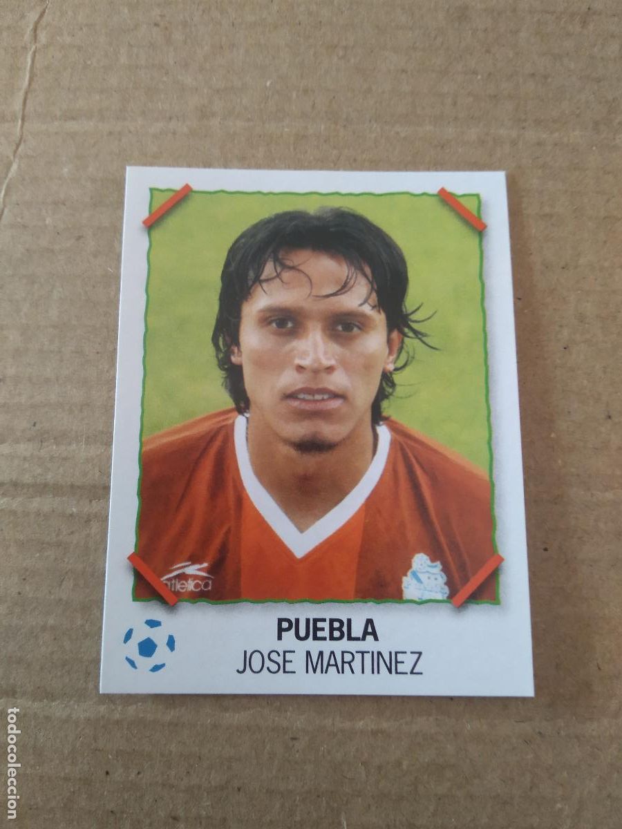 Cromos de f&uacute;tbol: JOSE MARTINEZ PUEBLA CROMO PANINI LIGA M&Eacute;XICO F&Uacute;TBOL SUPERFUTBOL SUPER FUTBOL 2007