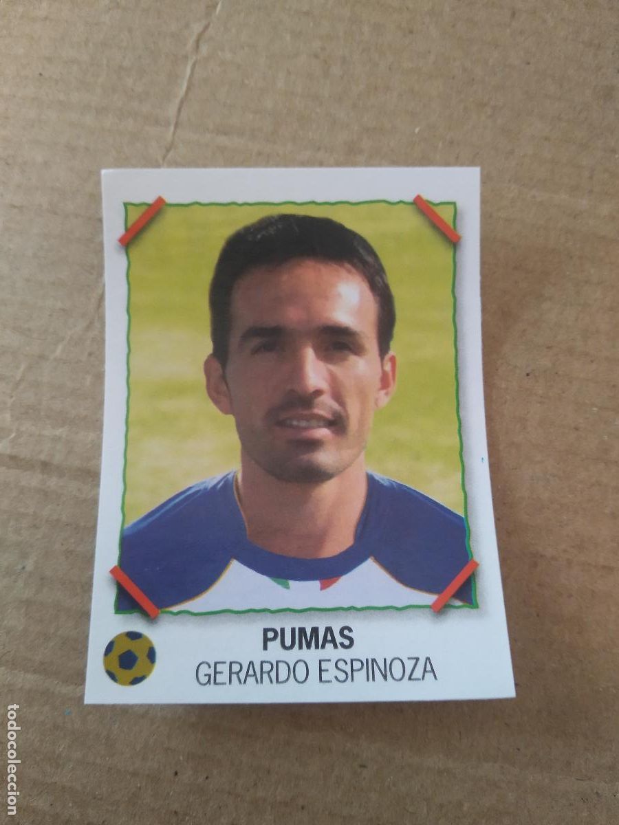 Cromos de f&uacute;tbol: gerardo espinoza PUMAS CROMO PANINI LIGA M&Eacute;XICO F&Uacute;TBOL SUPERFUTBOL SUPER FUTBOL 2007