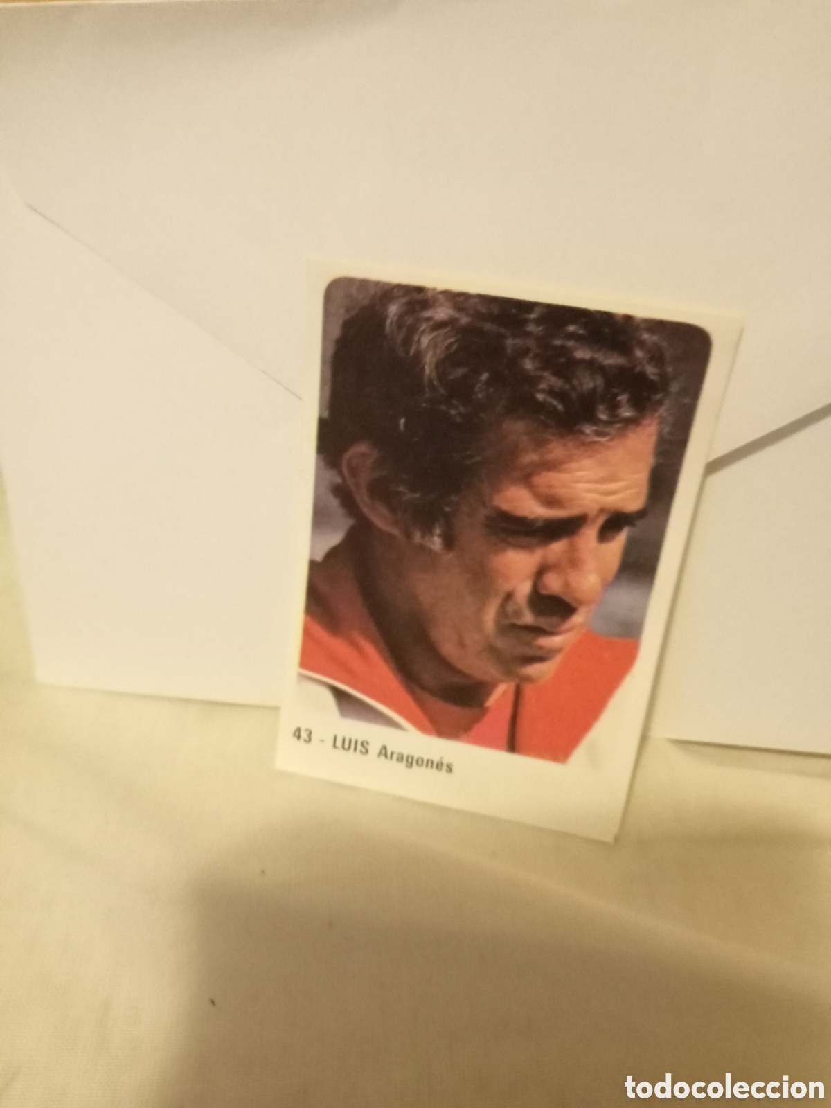 Cromos de f&uacute;tbol: Cromo usado luis aragon&eacute;s