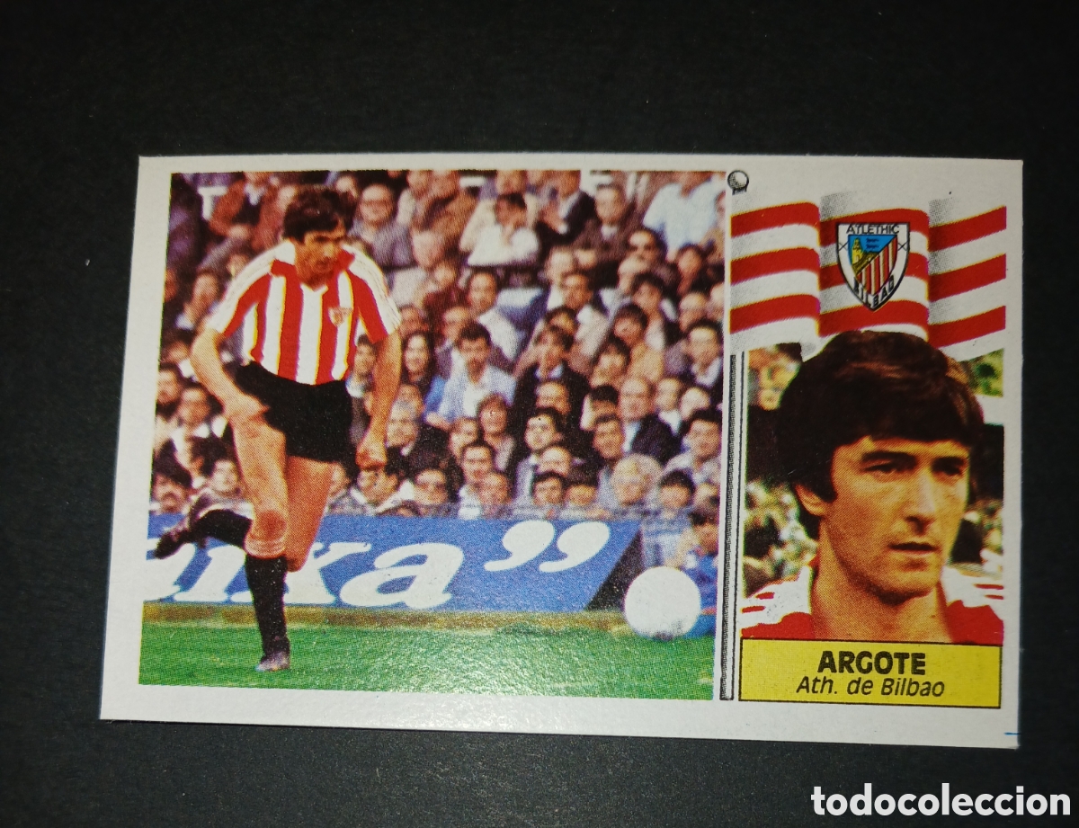 Cromos de f&uacute;tbol: Cromo Futbol Argote Athletic Club Bilbao Ediciones Este Liga 1983 1984 83 84 Original Sin Pegar
