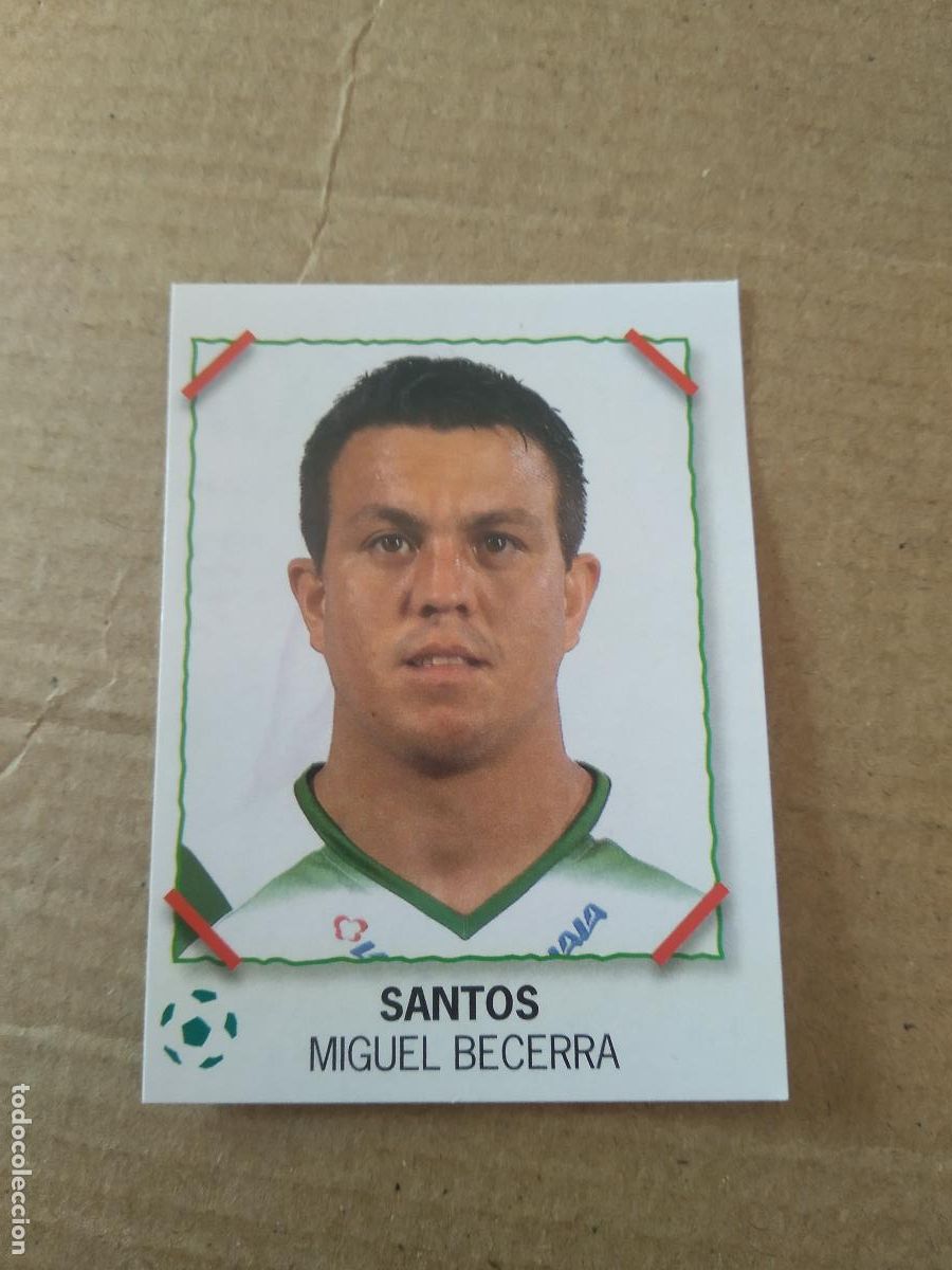 Cromos de f&uacute;tbol: MIGUEL BECERRA SANTOS CROMO PANINI LIGA M&Eacute;XICO F&Uacute;TBOL SUPERFUTBOL SUPER FUTBOL 2007