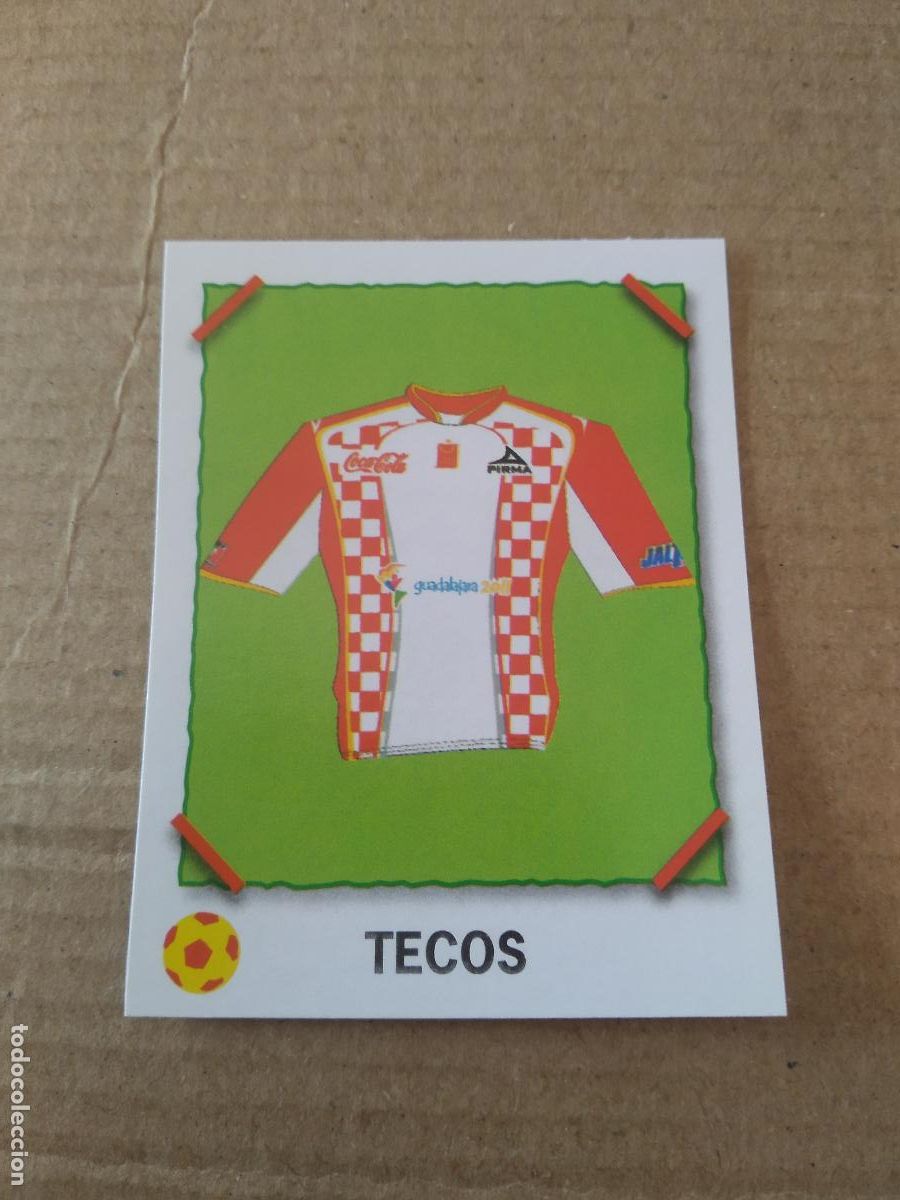 Cromos de f&uacute;tbol: CAMISETA TECOS CROMO PANINI LIGA M&Eacute;XICO F&Uacute;TBOL SUPERFUTBOL SUPER FUTBOL 2007