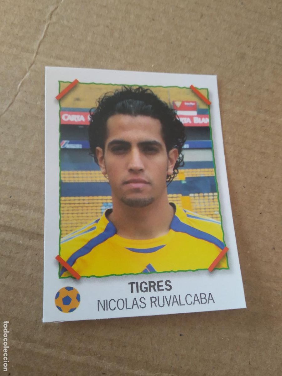 Cromos de f&uacute;tbol: NICOLAS RUVALCABA TIGRES CROMO PANINI LIGA M&Eacute;XICO F&Uacute;TBOL SUPERFUTBOL SUPER FUTBOL 2007