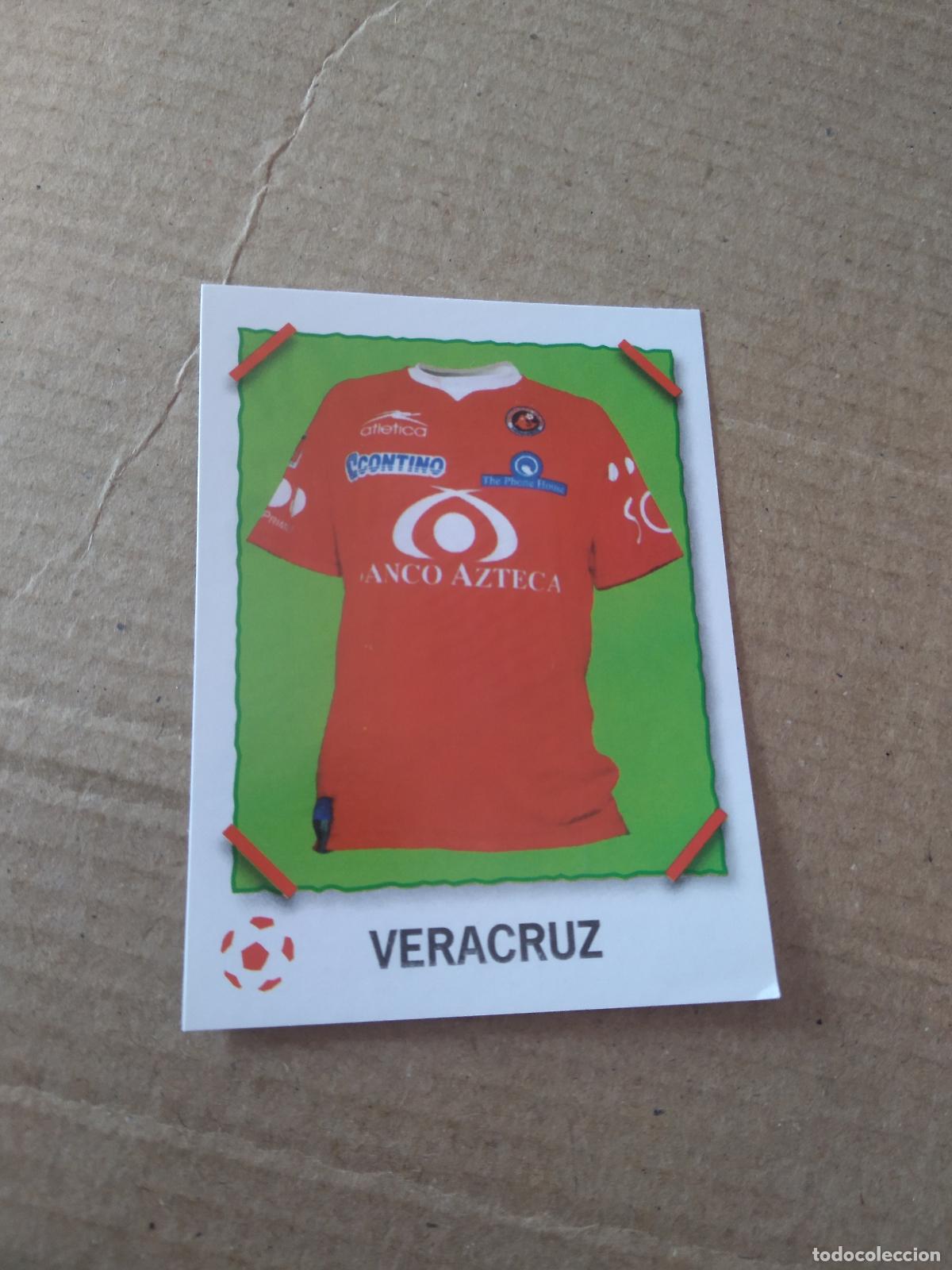 Cromos de f&uacute;tbol: CAMISETA VERACRUZ CROMO PANINI LIGA M&Eacute;XICO F&Uacute;TBOL SUPERFUTBOL SUPER FUTBOL 2007