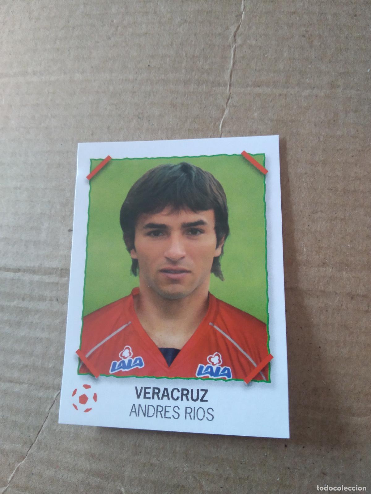 Cromos de f&uacute;tbol: ANDRE RIOS VERACRUZ CROMO PANINI LIGA M&Eacute;XICO F&Uacute;TBOL SUPERFUTBOL SUPER FUTBOL 2007