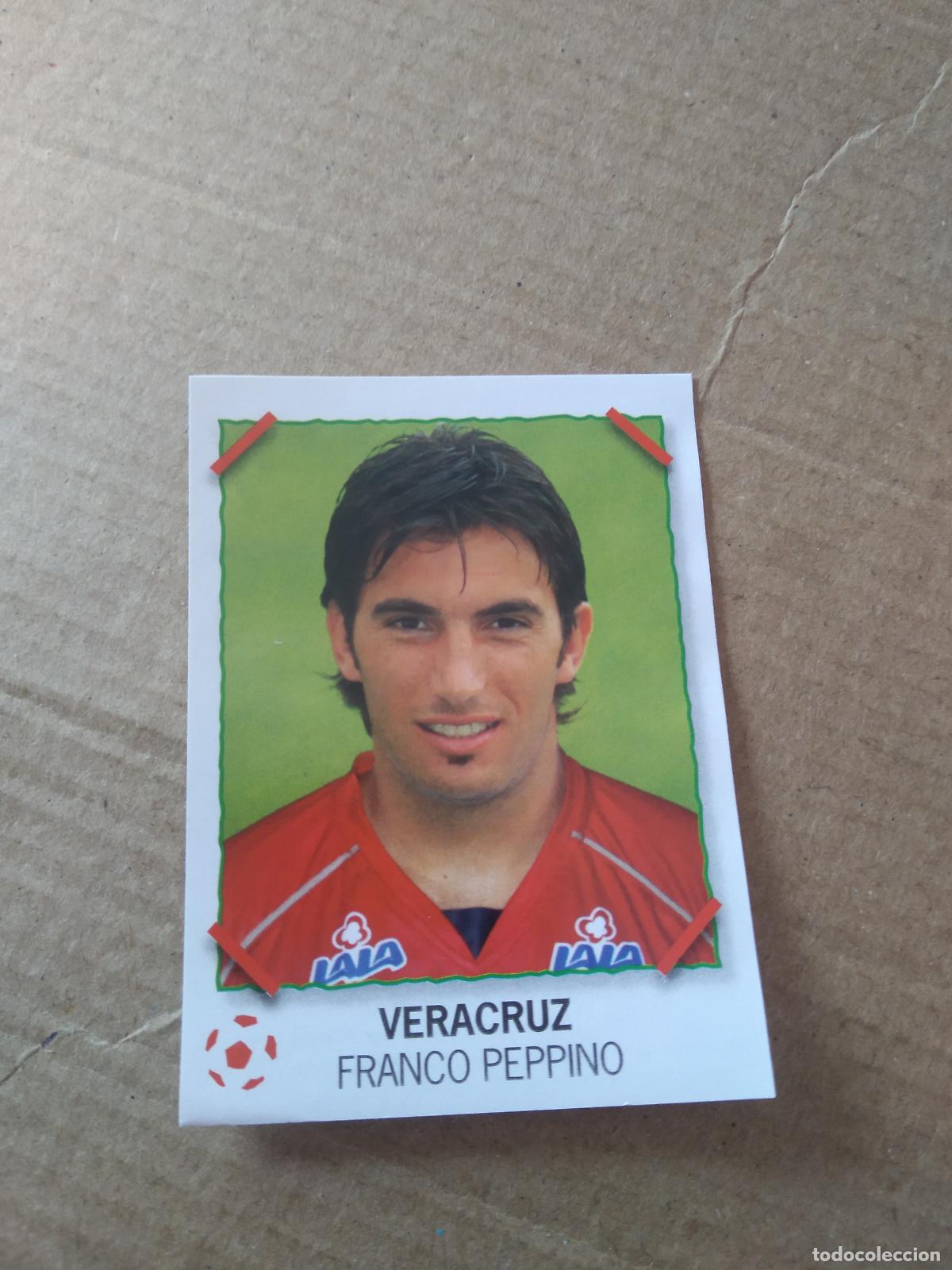 Cromos de f&uacute;tbol: FRANCO PEPPINO VERACRUZ CROMO PANINI LIGA M&Eacute;XICO F&Uacute;TBOL SUPERFUTBOL SUPER FUTBOL 2007