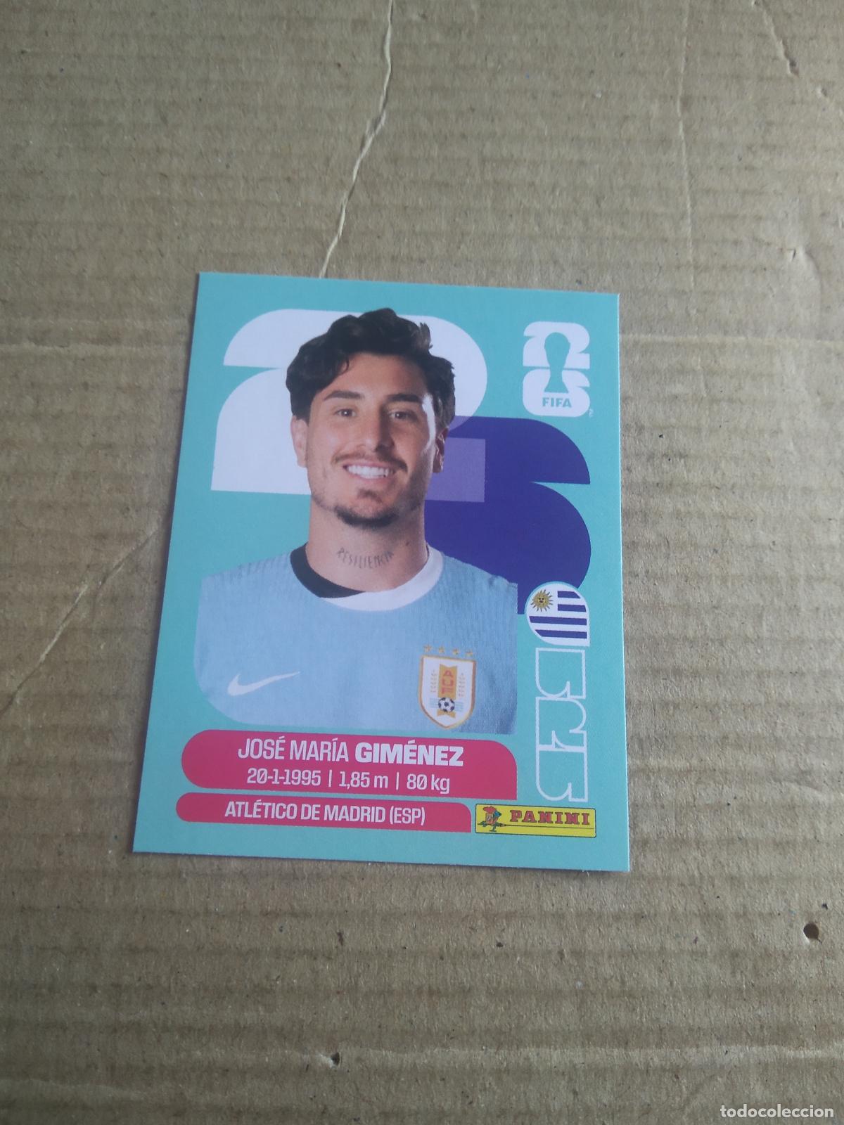 Cromos de f&uacute;tbol: URU 5 GIMENEZ URUGUAY CROMO FUTBOL PANINI MUNDIAL 2026 WORLD CUP COPA DEL MUNDO