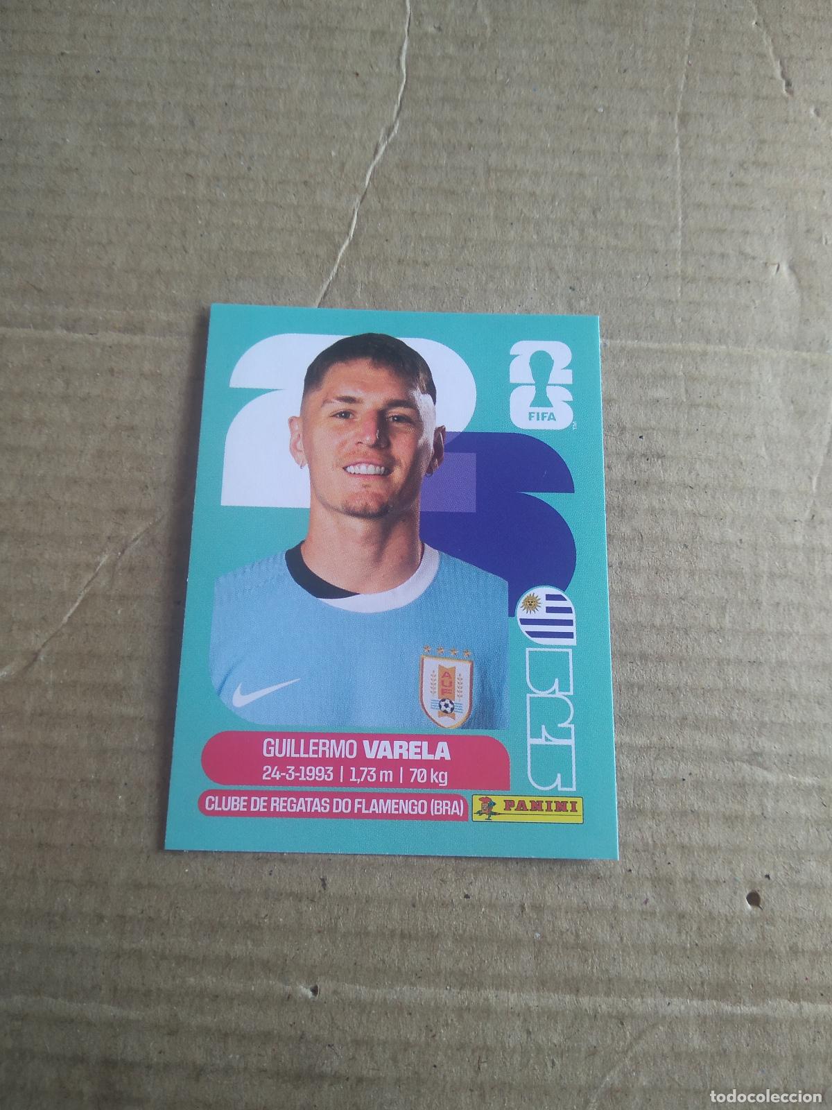 Cromos de Futebol: URU 8 GUILLERMO VARELA URUGUAY CROMO FUTBOL PANINI MUNDIAL 2026 WORLD CUP COPA DEL MUNDO