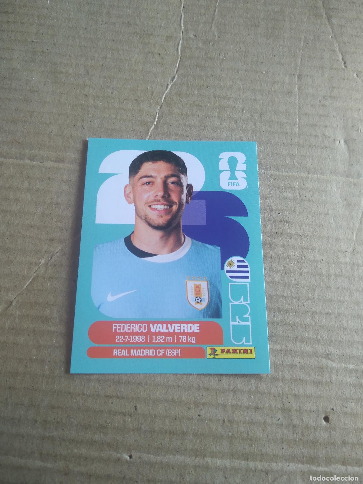 Cromos de f&uacute;tbol: URU 10 FEDE VALVERDE URUGUAY CROMO FUTBOL PANINI MUNDIAL 2026 WORLD CUP COPA DEL MUNDO