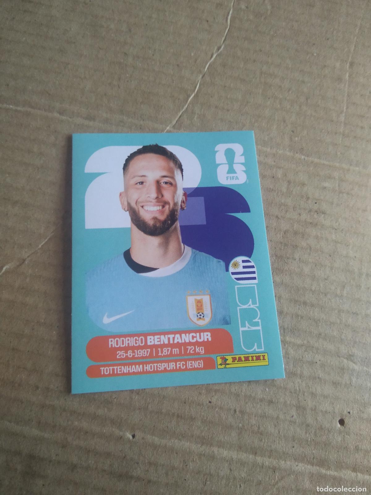 Cromos de f&uacute;tbol: URU 12 BENTANCUR URUGUAY CROMO FUTBOL PANINI MUNDIAL 2026 WORLD CUP COPA DEL MUNDO