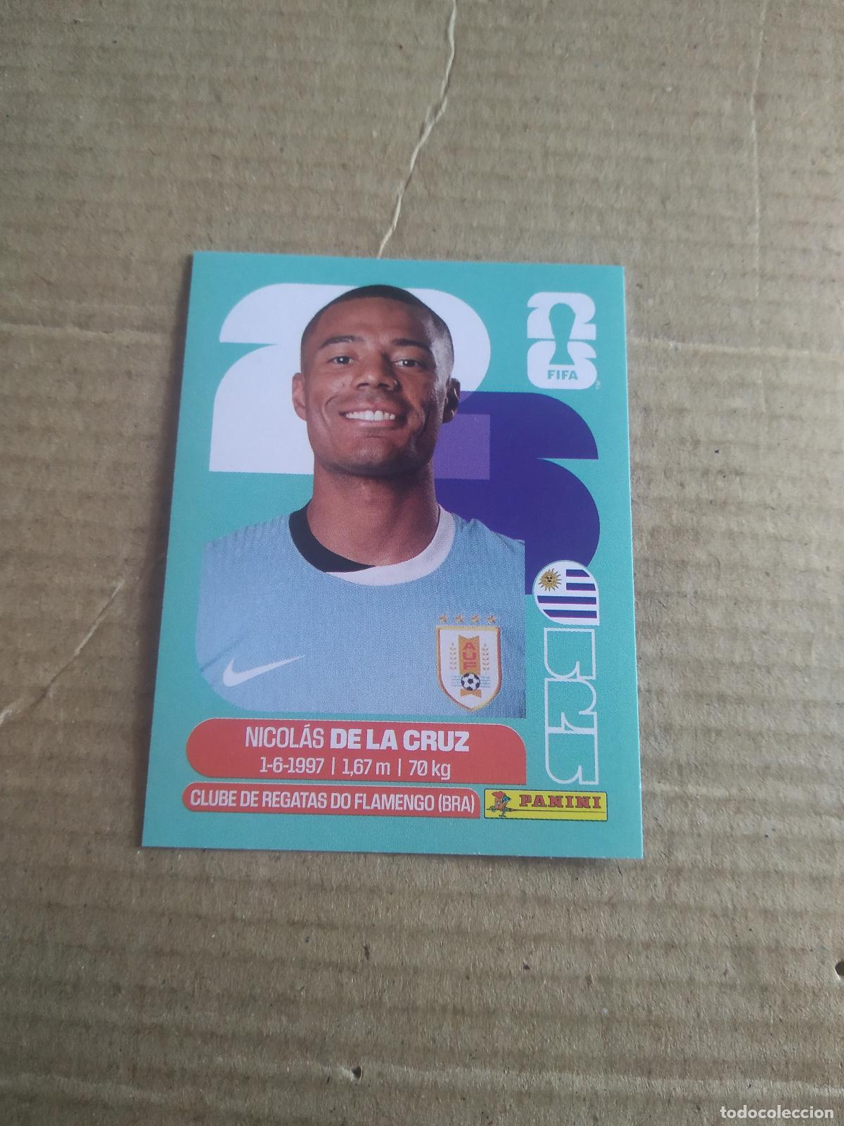 Cromos de f&uacute;tbol: URU 15 NICOLAS DE LA CRUZ URUGUAY CROMO FUTBOL PANINI MUNDIAL 2026 WORLD CUP COPA DEL MUNDO