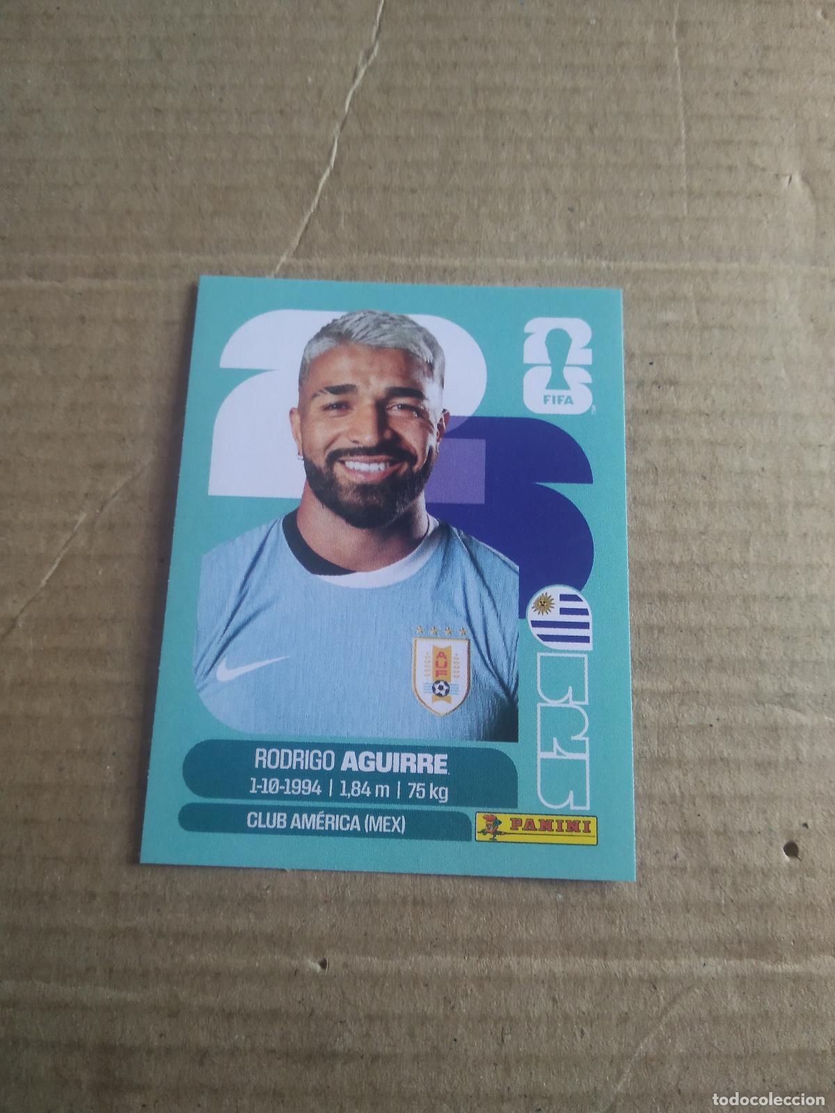 Cromos de f&uacute;tbol: URU 19 RODRIGO AGUIRRE URUGUAY CROMO FUTBOL PANINI MUNDIAL 2026 WORLD CUP COPA DEL MUNDO