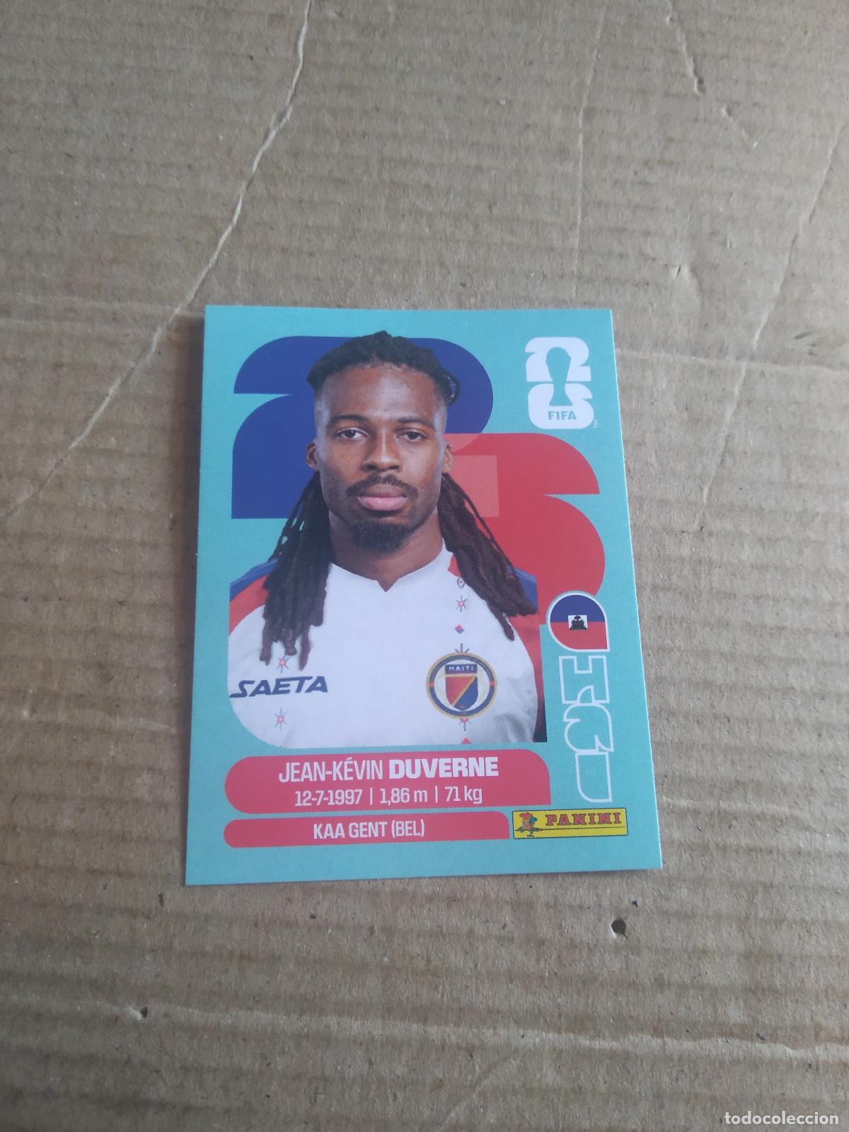 Cromos de f&uacute;tbol: HAI 5 JEAN-KEVIN DUVERNE HAITI CROMO FUTBOL PANINI MUNDIAL 2026 WORLD CUP COPA DEL MUNDO