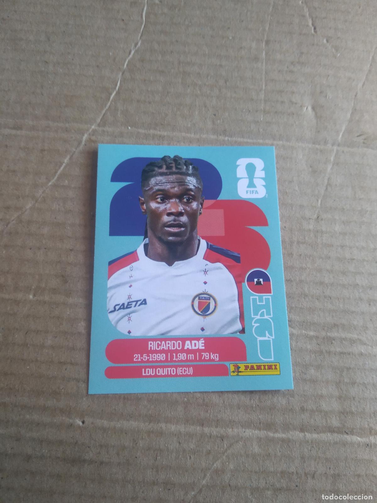 Cromos de f&uacute;tbol: HAI 6 RICARDO ADE HAITI CROMO FUTBOL PANINI MUNDIAL 2026 WORLD CUP COPA DEL MUNDO