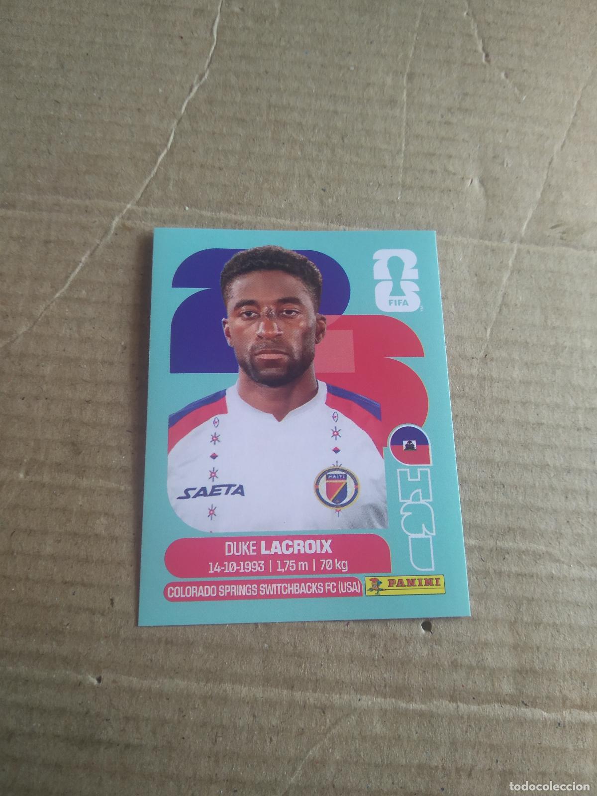 Cromos de f&uacute;tbol: HAI 7 DUKE LACROIX HAITI CROMO FUTBOL PANINI MUNDIAL 2026 WORLD CUP COPA DEL MUNDO