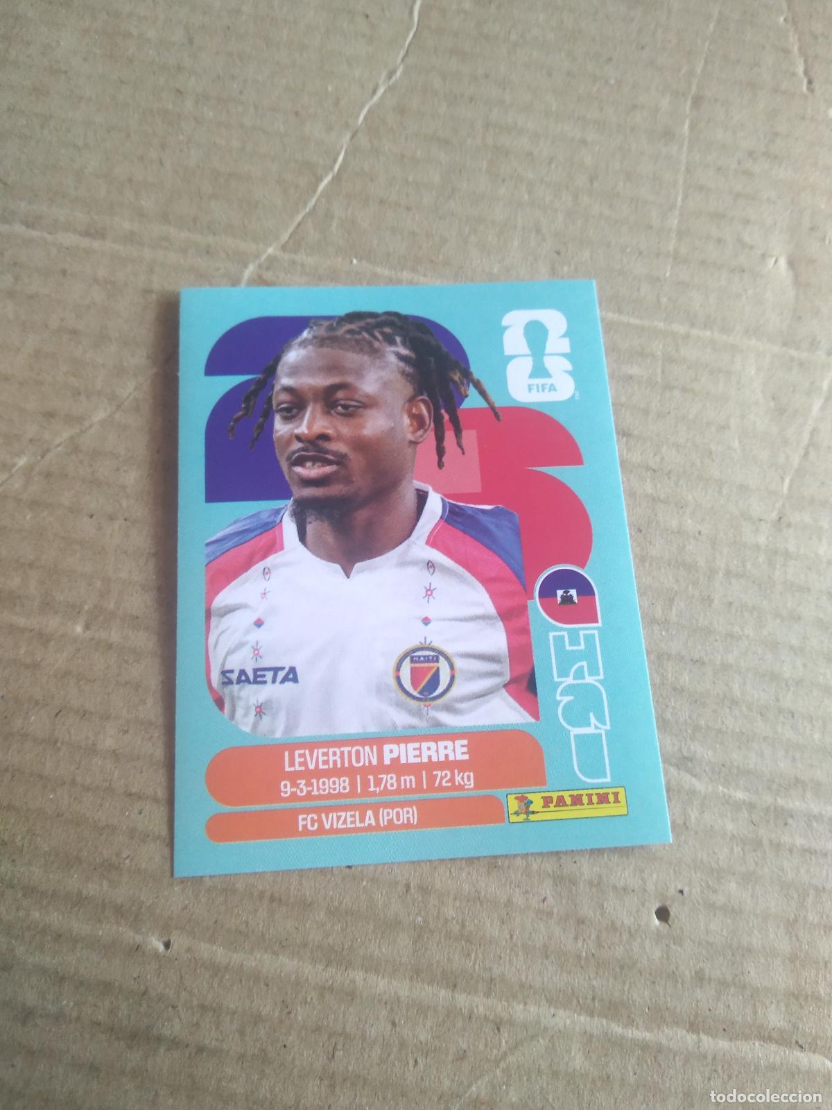 Cromos de f&uacute;tbol: HAI 10 LEVERTON PIERRE HAITI CROMO FUTBOL PANINI MUNDIAL 2026 WORLD CUP COPA DEL MUNDO
