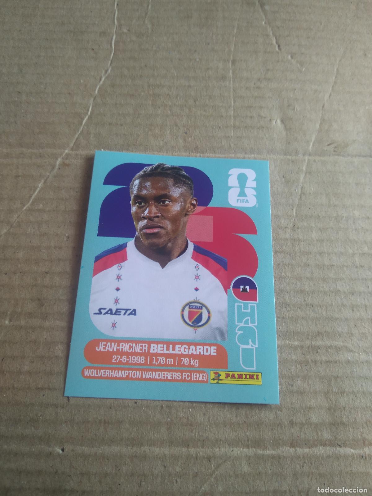 Cromos de f&uacute;tbol: HAI 12 JEAN-RICNER BELLEGARDE HAITI CROMO FUTBOL PANINI MUNDIAL 2026 WORLD CUP COPA DEL MUNDO