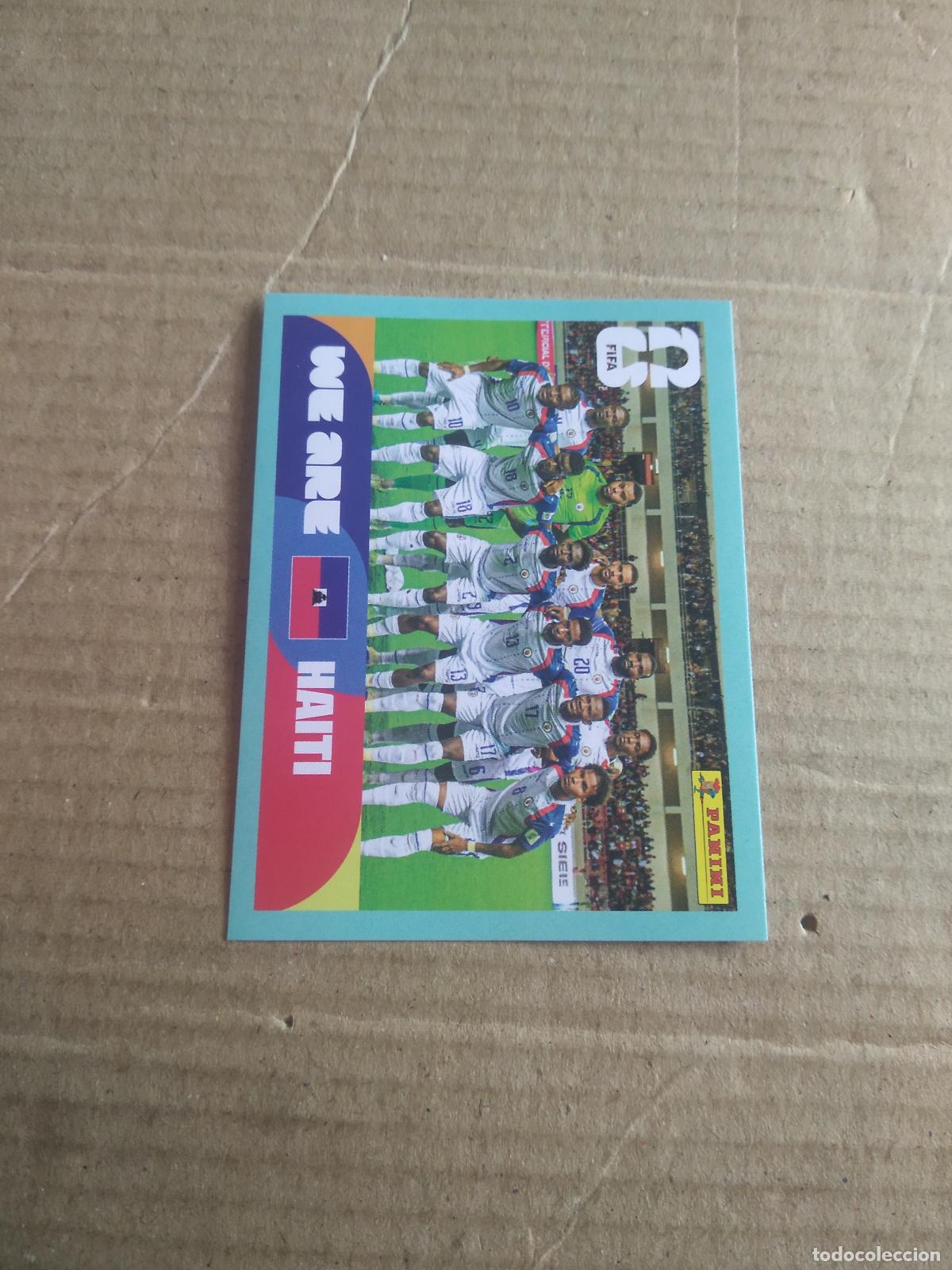 Cromos de f&uacute;tbol: HAI 13 EQUIPO PLANTILLA HAITI CROMO FUTBOL PANINI MUNDIAL 2026 WORLD CUP COPA DEL MUNDO
