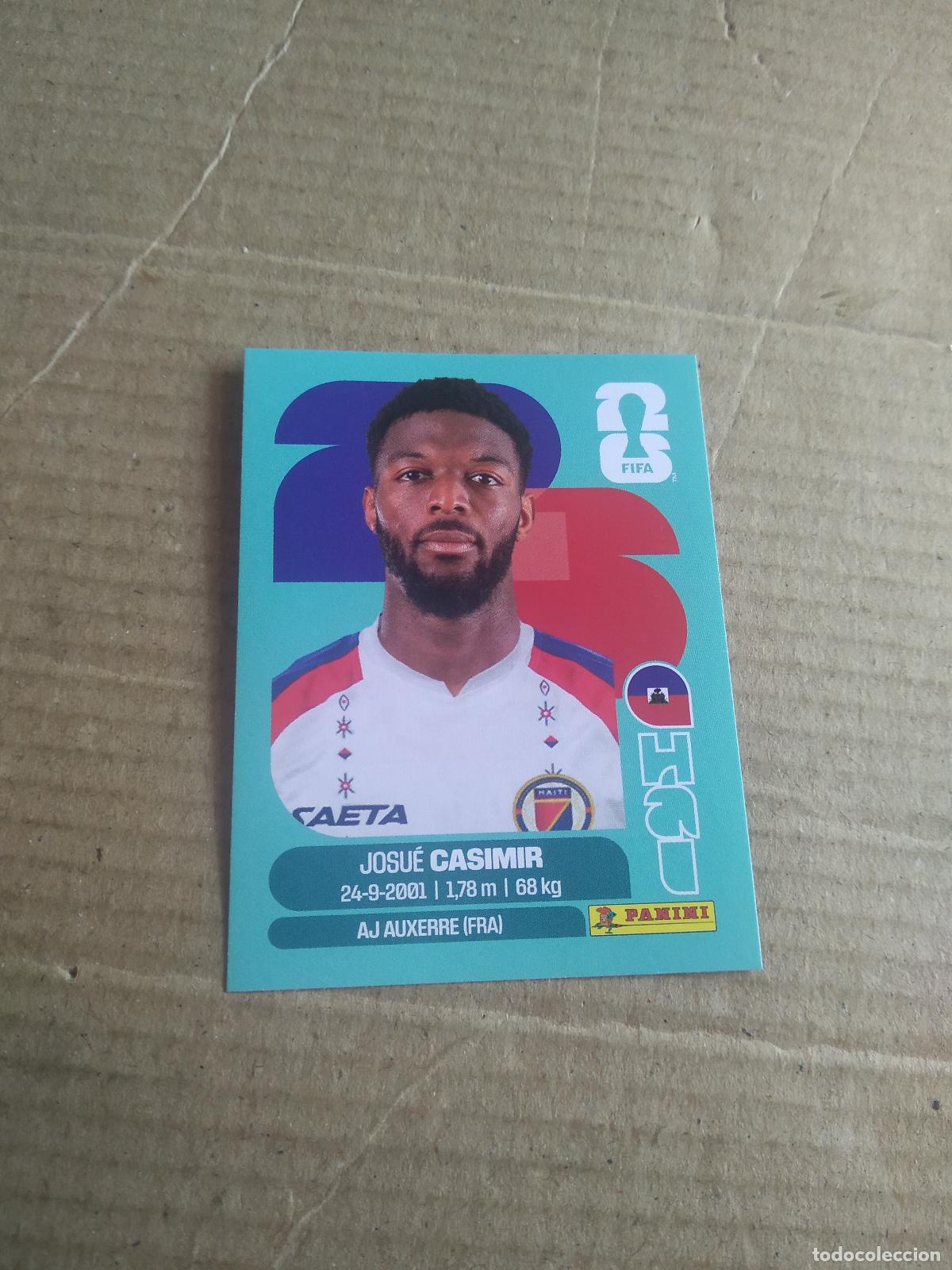 Cromos de f&uacute;tbol: HAI 16 JOSUE CASIMIR HAITI CROMO FUTBOL PANINI MUNDIAL 2026 WORLD CUP COPA DEL MUNDO