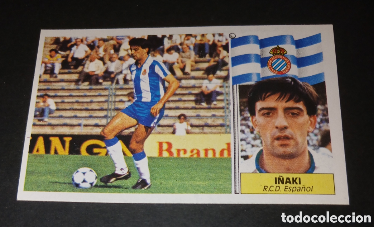 Cromos de f&uacute;tbol: Cromo I&ntilde;aki - R.C.D. Espa&ntilde;ol / Espanyol - Ediciones Este - Liga 1986-1987 (86/87) - Sin pegar
