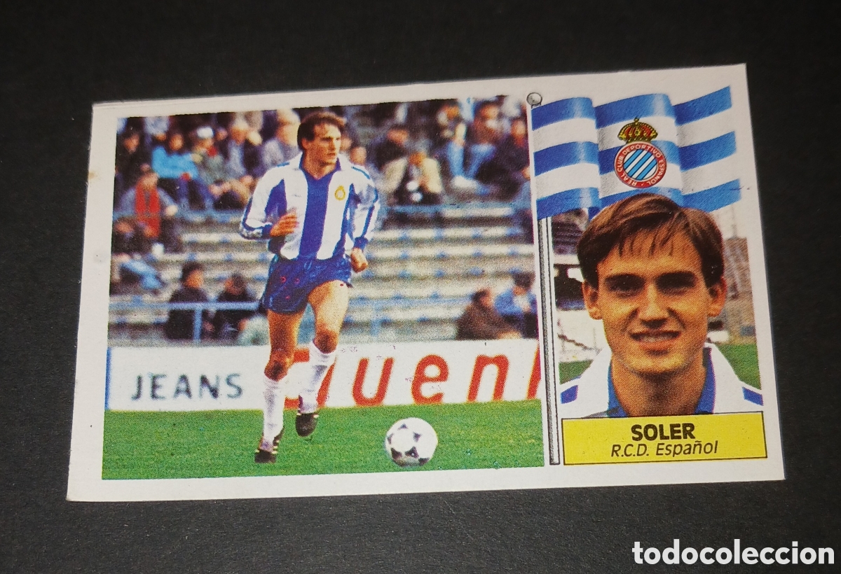 Cromos de f&uacute;tbol: Soler - RCD Espa&ntilde;ol - Cromo Sin Pegar - Ediciones Este - Liga 86/87 (1986 1987)