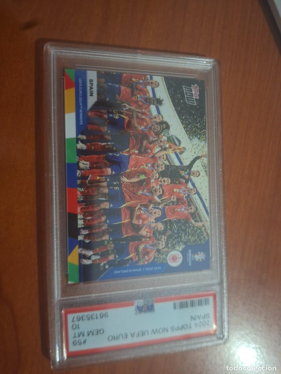 Cromos de f&uacute;tbol: Espa&ntilde;a PSA GEM MT 10
