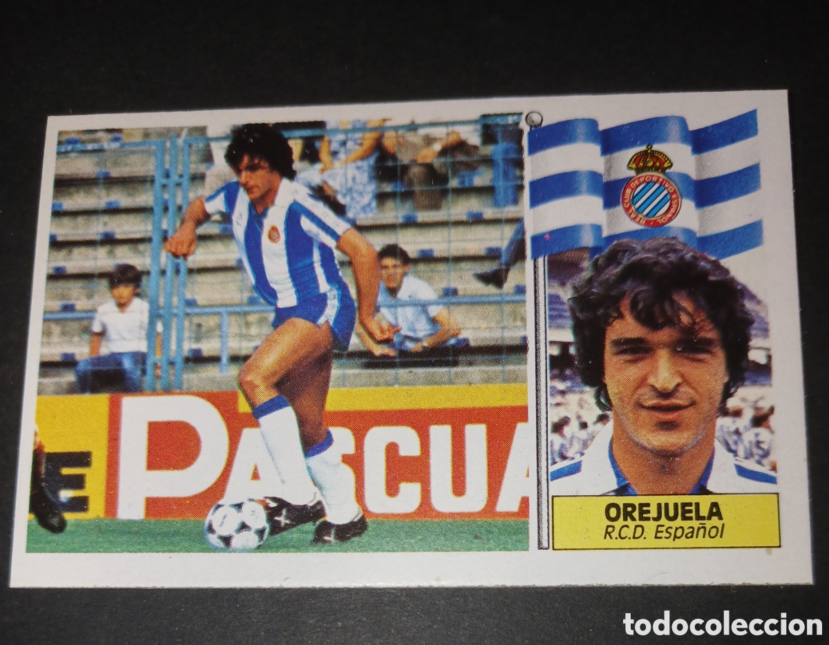 Cromos de f&uacute;tbol: Cromo Orejuela - RCD Espa&ntilde;ol - Liga 1986/1987 (86/87) Ediciones Este Sin Pegar