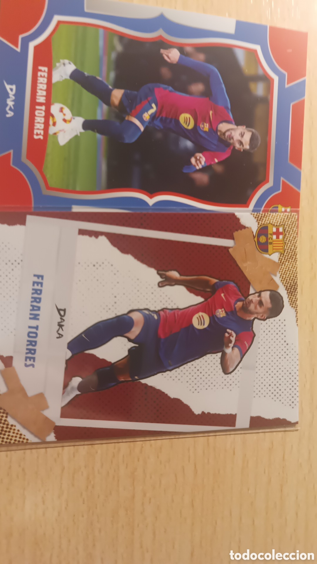 Cromos de f&uacute;tbol: LOTE DAKA AUDIENCE FERRAN TORRES FC BARCELONA 2024 2025