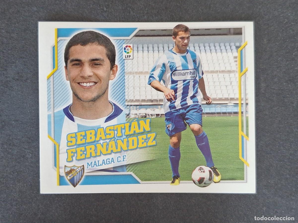 Cromos de f&uacute;tbol: L4 SEBASTIAN FERNANDEZ MALAGA C. F. FICHAJE 27 LIGA ESTE 2010 2011 10 11 NUNCA PEGADO SIN PEGAR