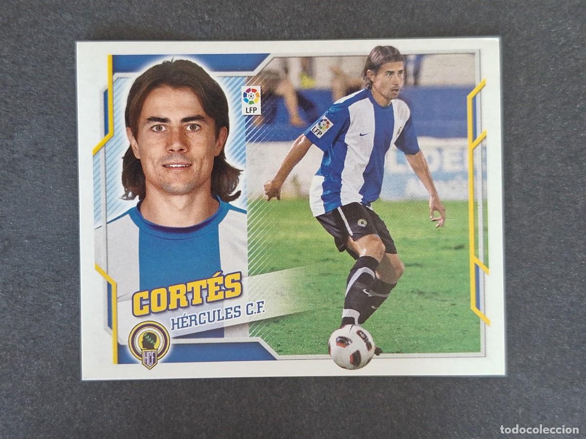 Cromos de f&uacute;tbol: L4 CORTES HERCULES C. F. FICHAJE 28 LIGA ESTE 2010 2011 10 11 NUNCA PEGADO SIN PEGAR