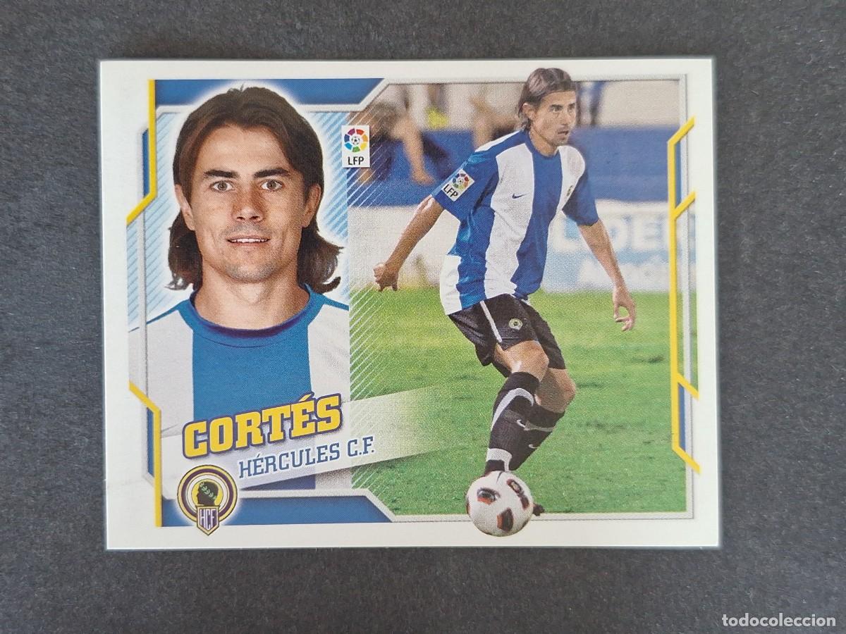 Cromos de f&uacute;tbol: L4 CORTES HERCULES C. F. FICHAJE 28 LIGA ESTE 2010 2011 10 11 NUNCA PEGADO SIN PEGAR