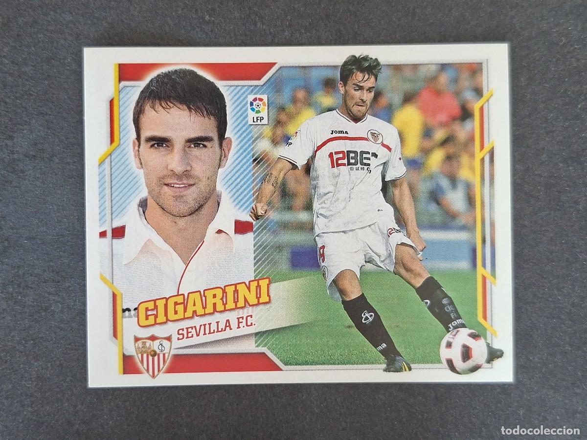 Figurine di Calcio: L4 CIGARINI SEVILLA F. C. FICHAJE 30 LIGA ESTE 2010 2011 10 11 NUNCA PEGADO SIN PEGAR