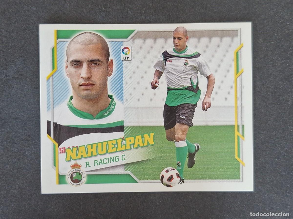 Cromos de f&uacute;tbol: L4 NAHUELPAN RACING DE SANTANDER FICHAJE 33 LIGA ESTE 2010 2011 10 11 NUNCA PEGADO SIN PEGAR