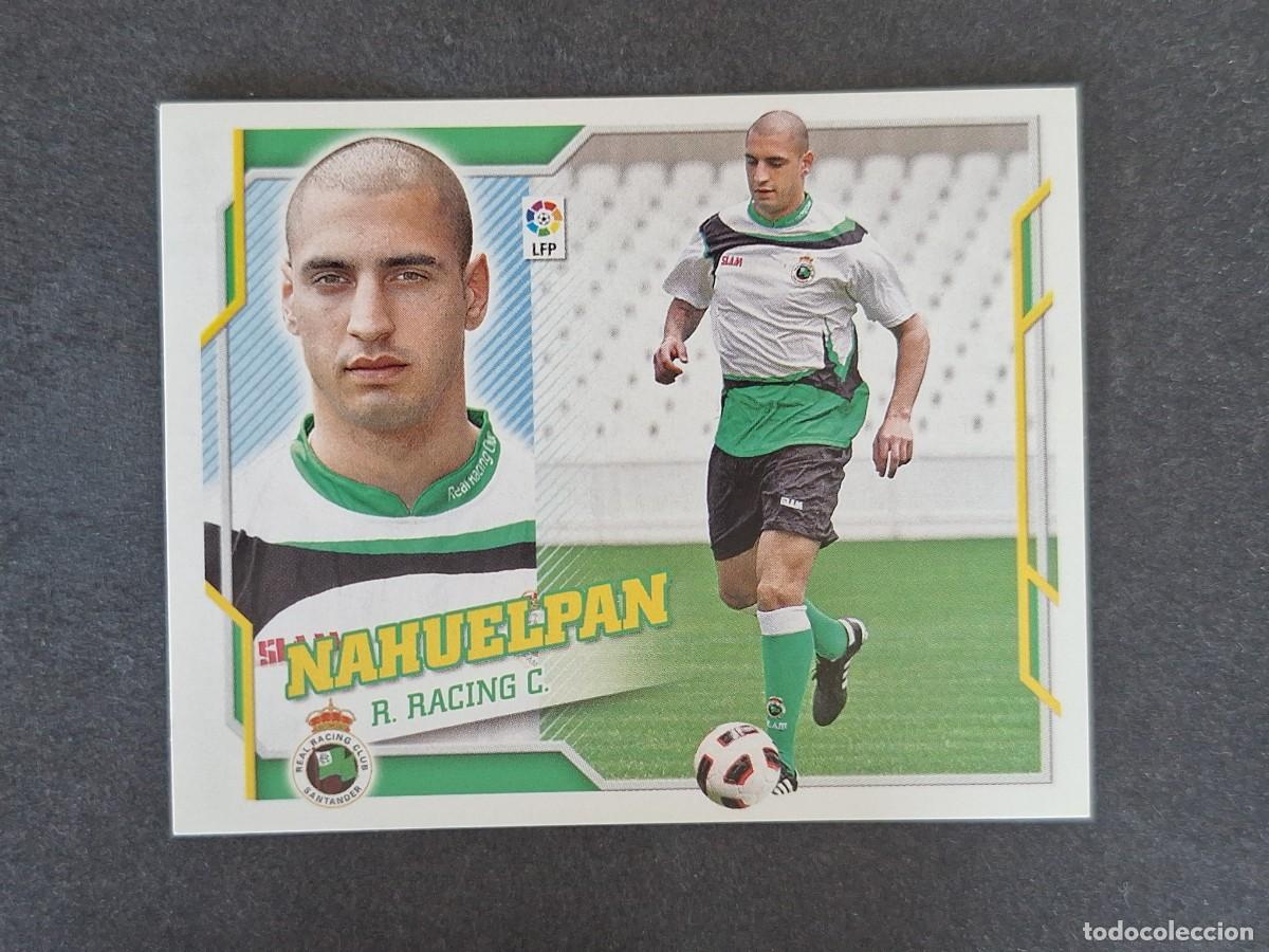 Cromos de f&uacute;tbol: L4 NAHUELPAN RACING DE SANTANDER FICHAJE 33 LIGA ESTE 2010 2011 10 11 NUNCA PEGADO SIN PEGAR