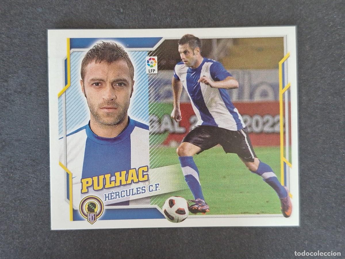 Cromos de f&uacute;tbol: L4 PULHAC HERCULES C. F. FICHAJE 36 LIGA ESTE 2010 2011 10 11 NUNCA PEGADO SIN PEGAR