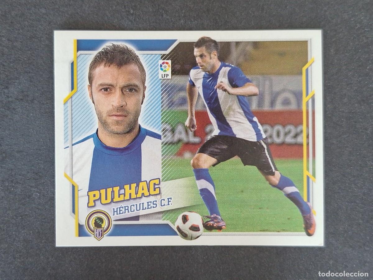 Cromos de f&uacute;tbol: L4 PULHAC HERCULES C. F. FICHAJE 36 LIGA ESTE 2010 2011 10 11 NUNCA PEGADO SIN PEGAR