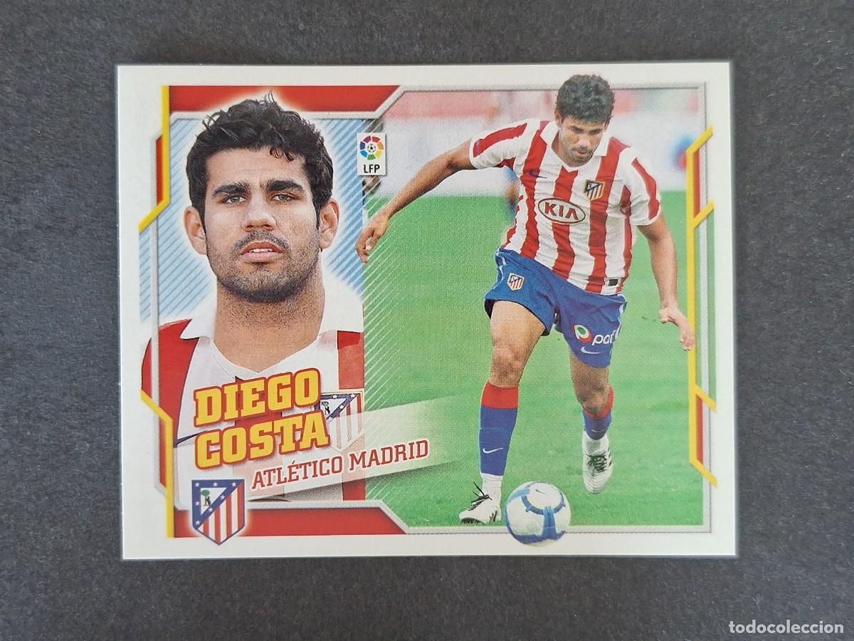 Cromos de f&uacute;tbol: L4 DIEGO COSTA ATLETICO DE MADRID FICHAJE 38 LIGA ESTE 2010 2011 10 11 NUNCA PEGADO SIN PEGAR