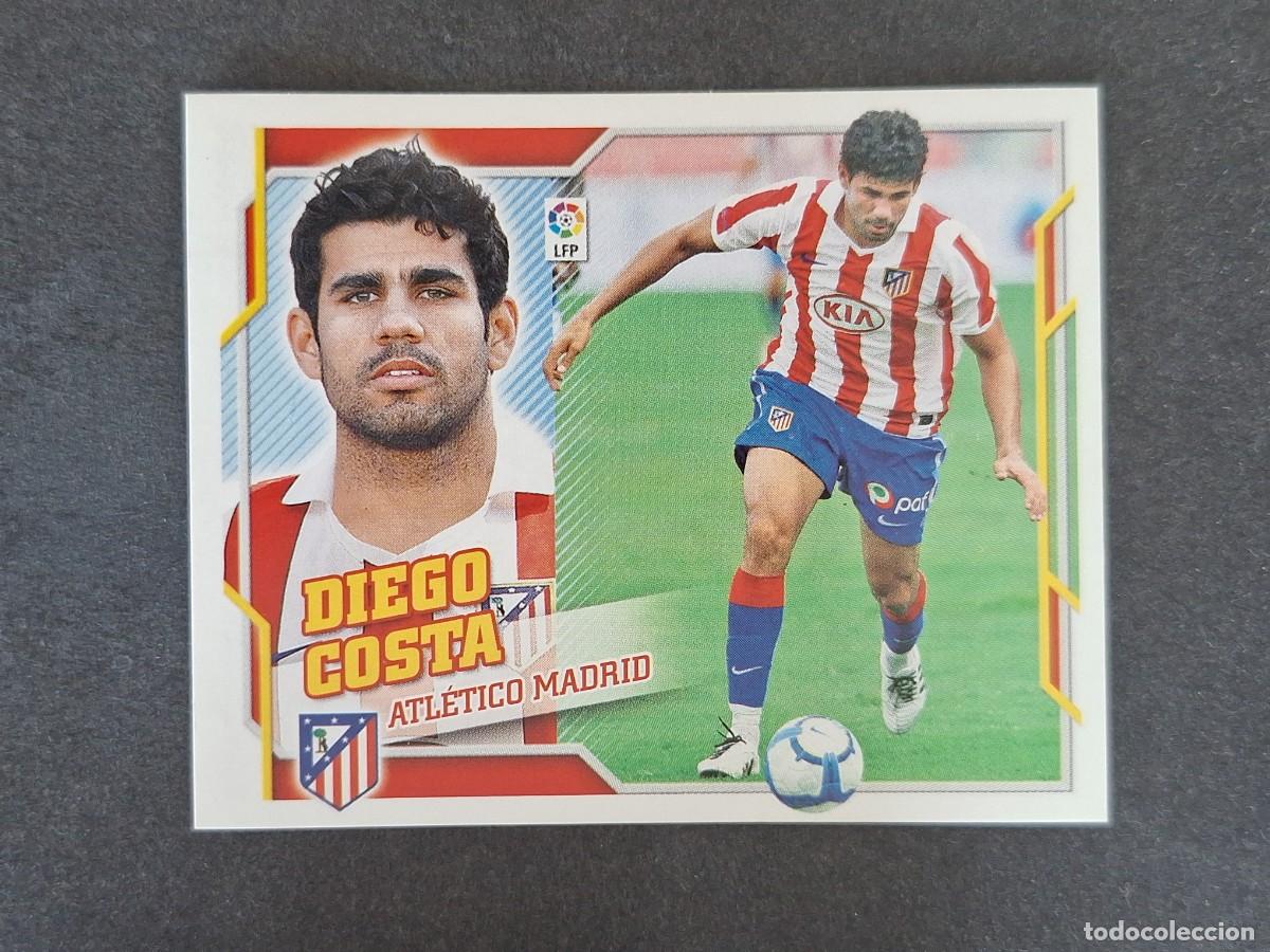 Cromos de f&uacute;tbol: L4 DIEGO COSTA ATLETICO DE MADRID FICHAJE 38 LIGA ESTE 2010 2011 10 11 NUNCA PEGADO SIN PEGAR