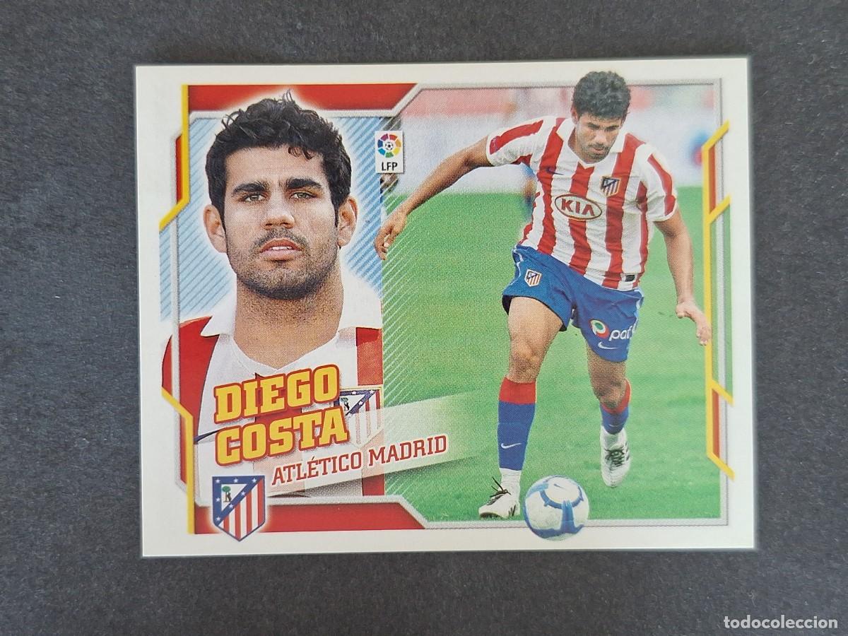 Cromos de f&uacute;tbol: L4 DIEGO COSTA ATLETICO DE MADRID FICHAJE 38 LIGA ESTE 2010 2011 10 11 NUNCA PEGADO SIN PEGAR