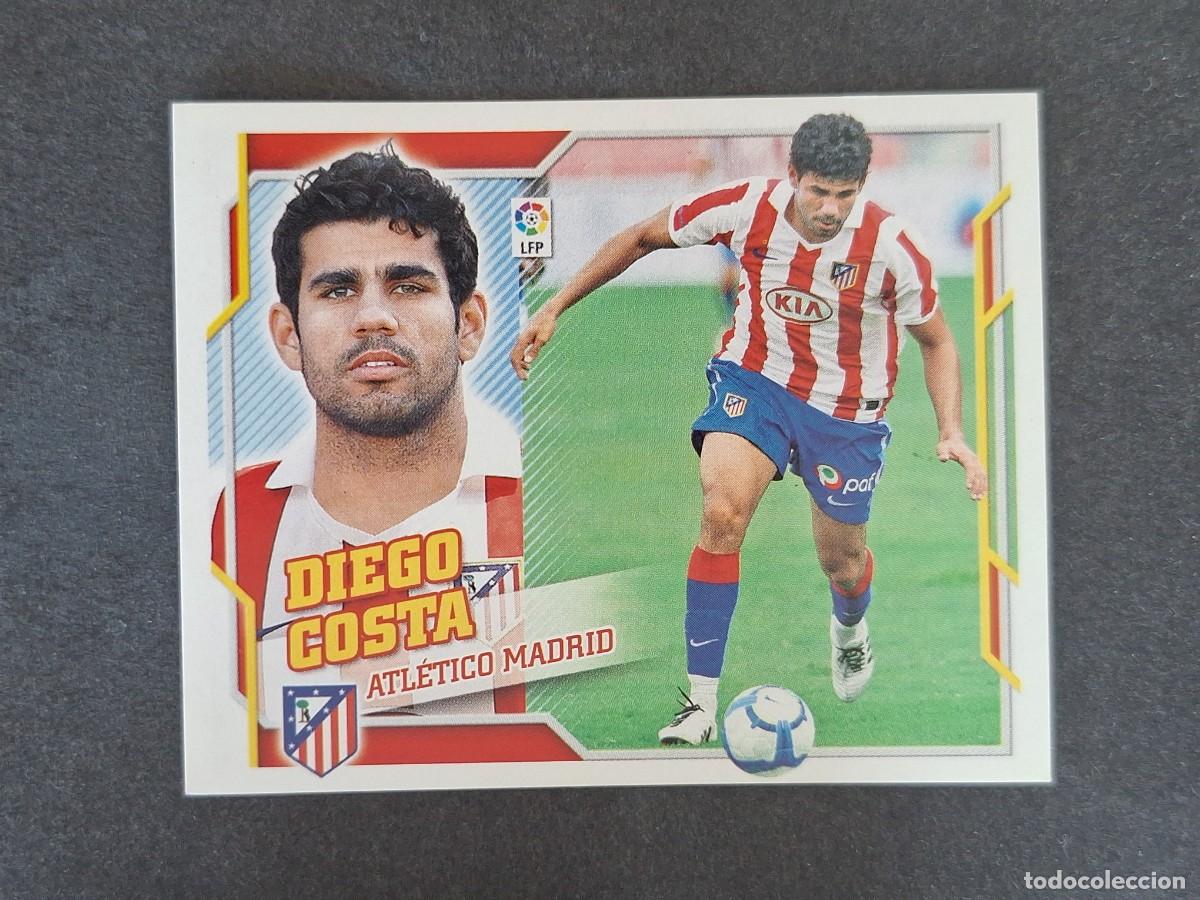 Cromos de f&uacute;tbol: L4 DIEGO COSTA ATLETICO DE MADRID FICHAJE 38 LIGA ESTE 2010 2011 10 11 NUNCA PEGADO SIN PEGAR