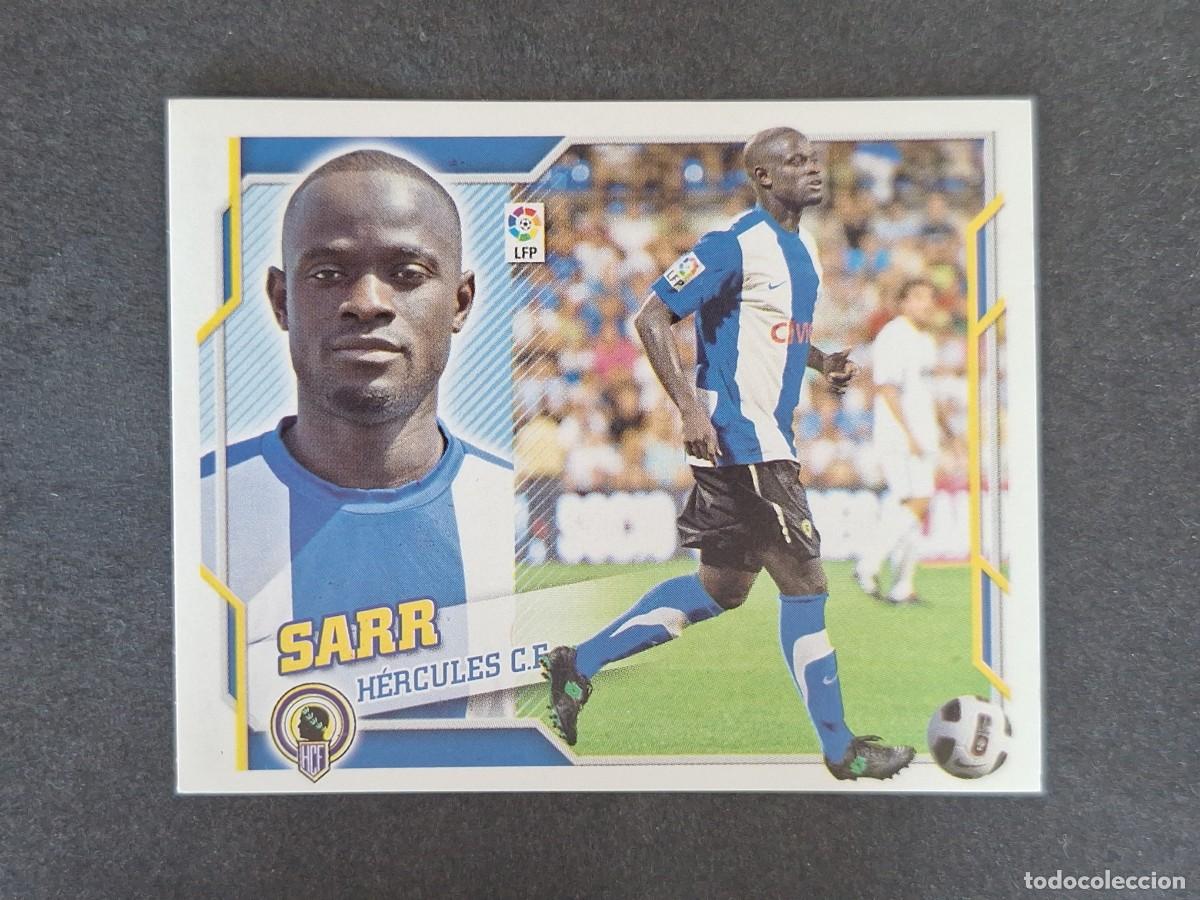 Cromos de f&uacute;tbol: L4 SARR HERCULES C. F. FICHAJE 42 LIGA ESTE 2010 2011 10 11 NUNCA PEGADO SIN PEGAR