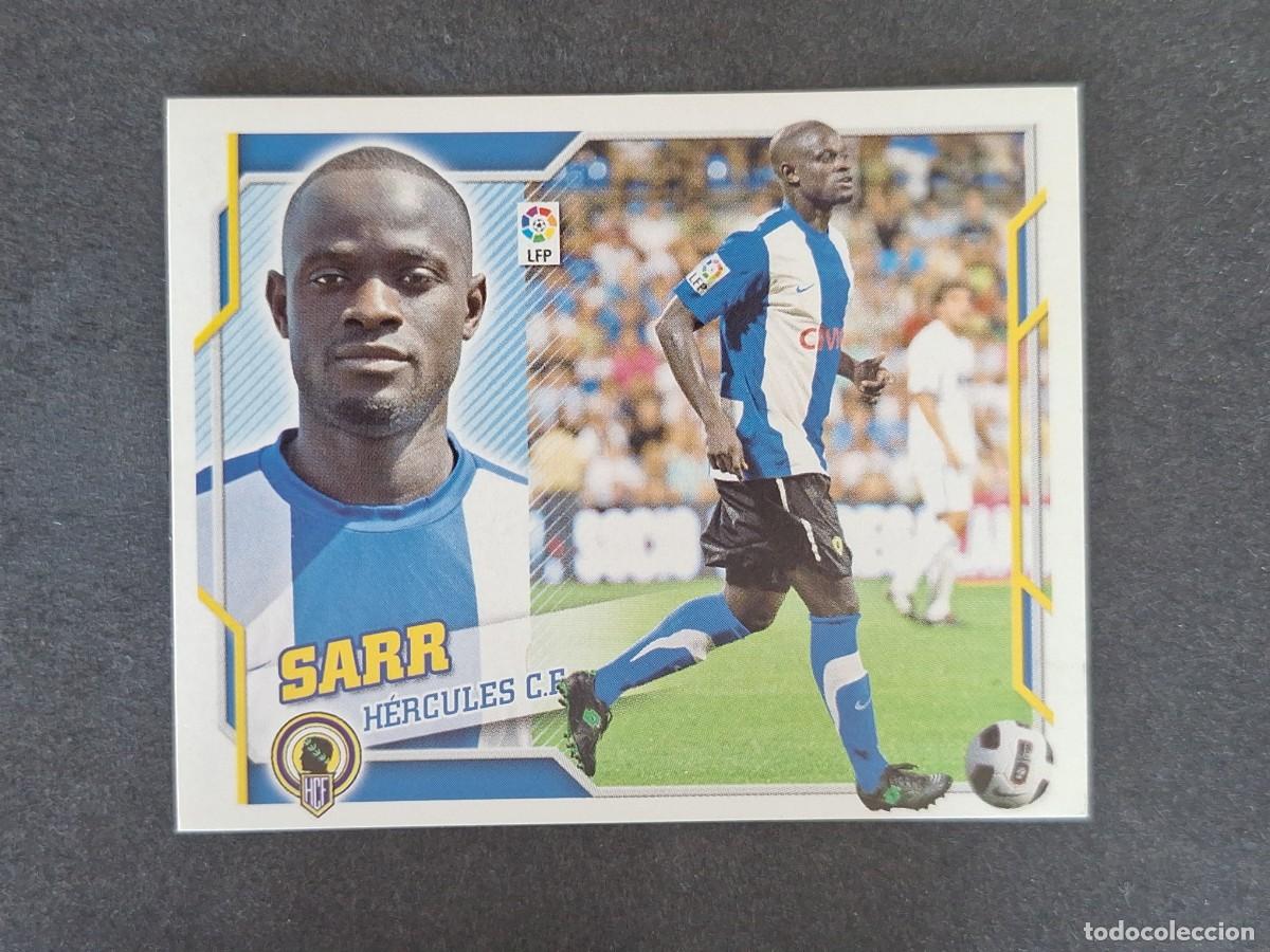 Cromos de f&uacute;tbol: L4 SARR HERCULES C. F. FICHAJE 42 LIGA ESTE 2010 2011 10 11 NUNCA PEGADO SIN PEGAR