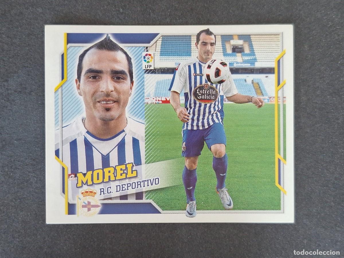 Cromos de f&uacute;tbol: L4 MOREL DEPORTIVO DE LA CORU&Ntilde;A FICHAJE 43 LIGA ESTE 2010 2011 10 11 NUNCA PEGADO SIN PEGAR