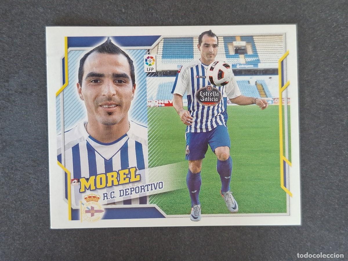 Cromos de f&uacute;tbol: L4 MOREL DEPORTIVO DE LA CORU&Ntilde;A FICHAJE 43 LIGA ESTE 2010 2011 10 11 NUNCA PEGADO SIN PEGAR