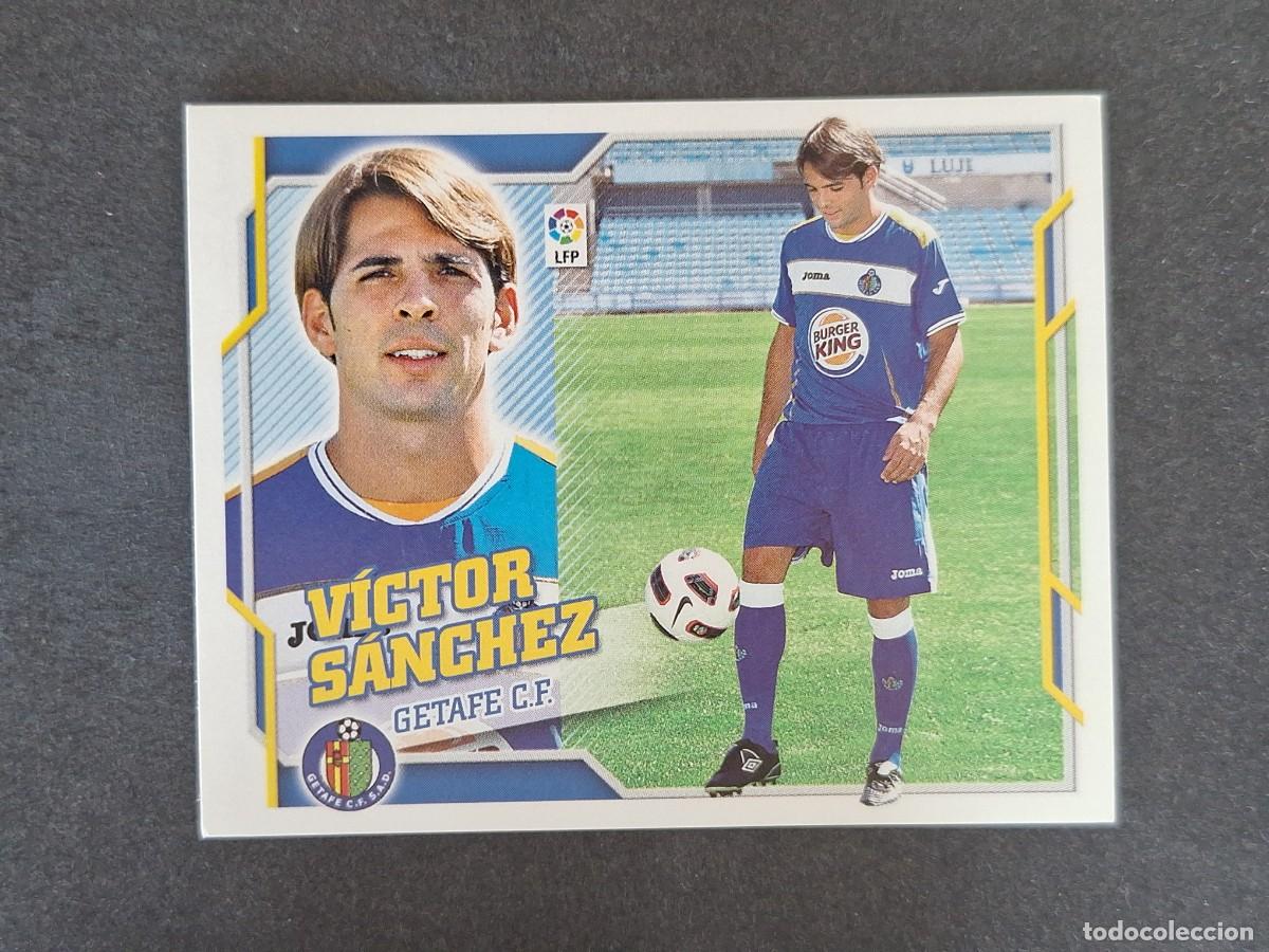 Cromos de f&uacute;tbol: L4 VICTOR SANCHEZ GETAFE C. F. FICHAJE 44 LIGA ESTE 2010 2011 10 11 NUNCA PEGADO SIN PEGAR