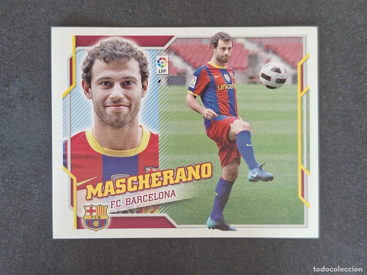 Fu&szlig;ball-Sticker: L4 MASCHERANO F. C. BARCELONA FICHAJE 49 LIGA ESTE 2010 2011 10 11 NUNCA PEGADO SIN PEGAR