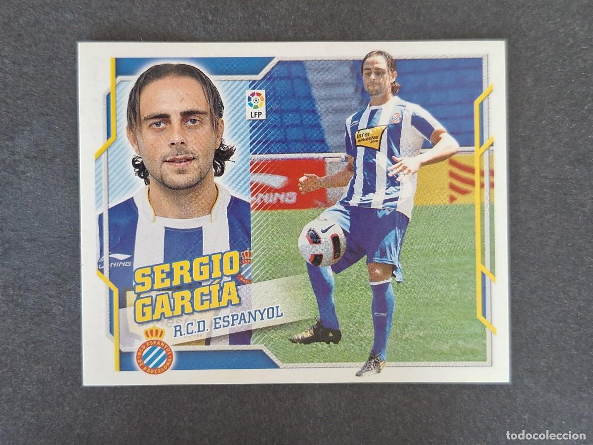 Fu&szlig;ball-Sticker: L4 SERGIO GARCIA R. C. D. ESPA&Ntilde;OL FICHAJE 50 LIGA ESTE 2010 2011 10 11 NUNCA PEGADO SIN PEGAR