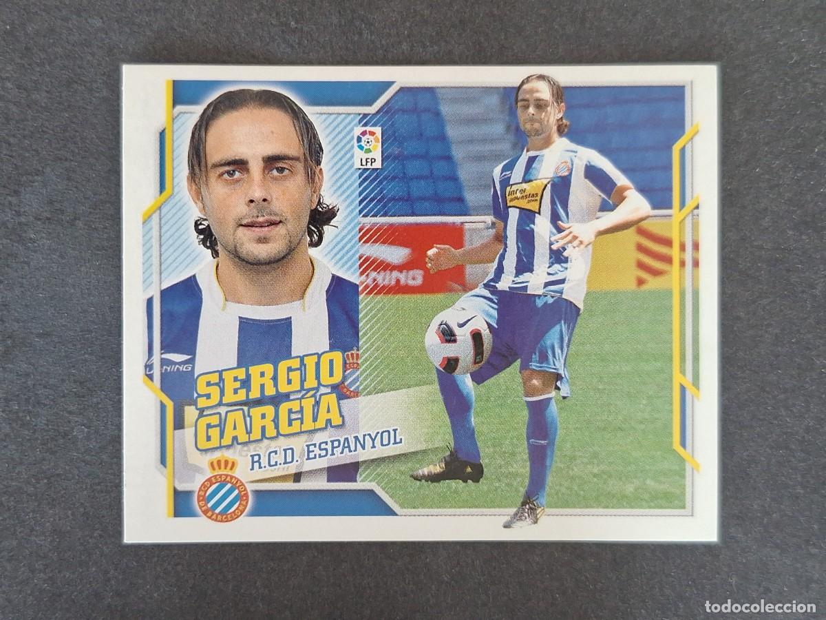 Fu&szlig;ball-Sticker: L4 SERGIO GARCIA R. C. D. ESPA&Ntilde;OL FICHAJE 50 LIGA ESTE 2010 2011 10 11 NUNCA PEGADO SIN PEGAR